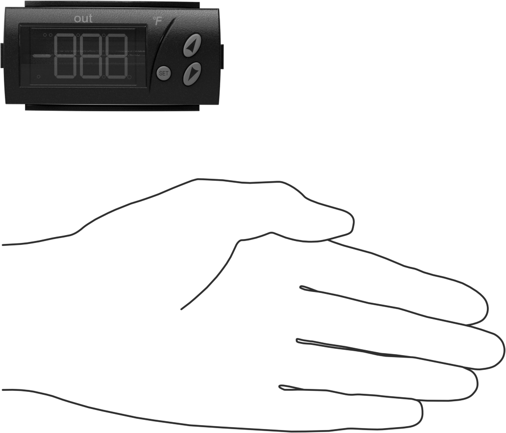 Açma/Kapama Sıcaklık Kontrol Cihazı, Tuş Takımı ile, 120 V AC Giriş Gerilimi