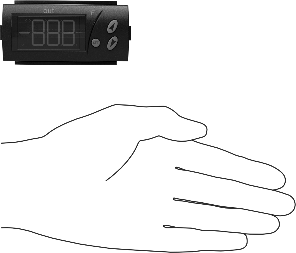 Açma/Kapama Sıcaklık Kontrol Cihazı, Tuş Takımı ile, 240V AC Giriş Gerilimi