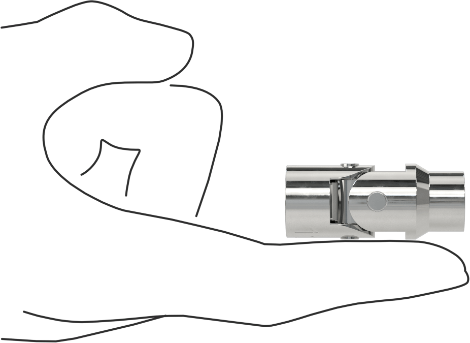 6 Uçlu Esnek Soket, 3/8" Kare Tahrik, 11 mm Tahrik Boyutu