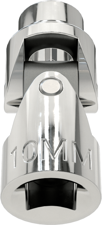 12-Uçlu Esnek Lokma Anahtarı, 3/8" Tahrik, 10 mm Boyut