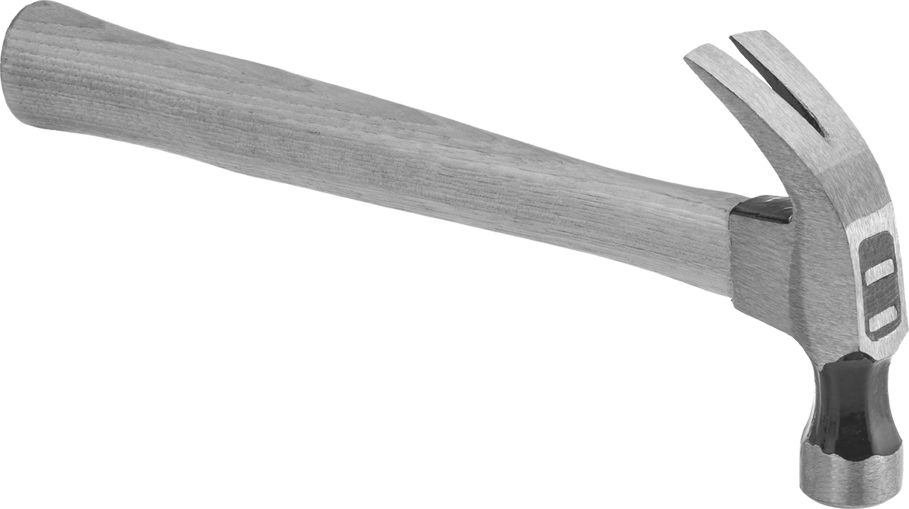 Kavisli Pençeli Çivi Çekici, Hickory Sap, Pürüzsüz Yüzey, 20 oz. Baş Ağırlığı