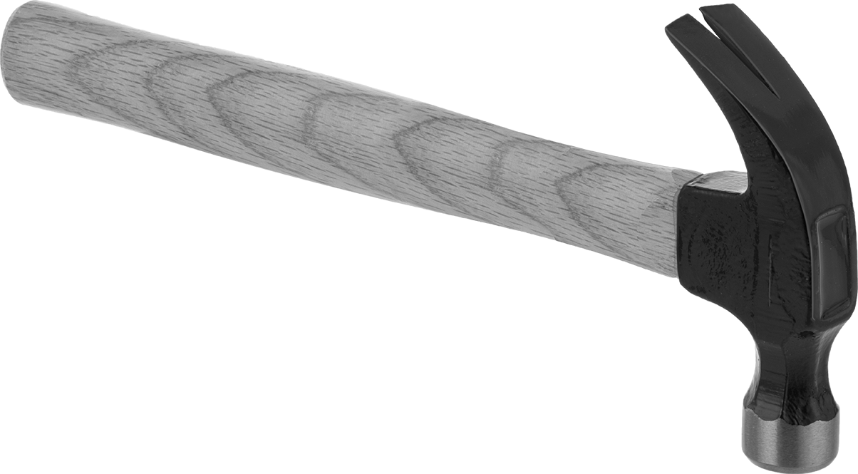 Kavisli Pençeli Çivi Çekici, Hickory Sap, Pürüzsüz Yüzey, 13 oz. Baş Ağırlığı
