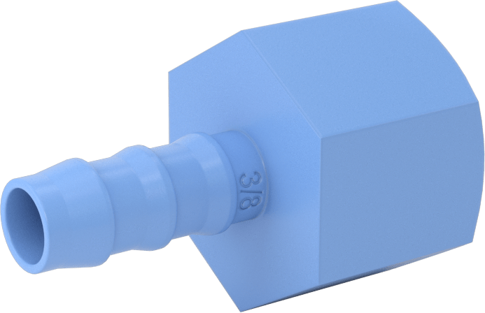 Gıda ve İçecek için Dikenli Hortum Bağlantı Parçaları, Redüksiyon Adaptörü, 3/8" Hortum İç Çapı x 1/2 NPT Dişi için