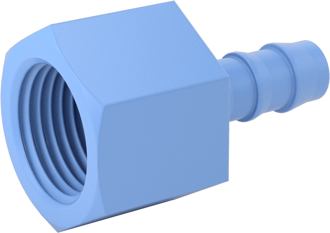 Gıda ve İçecek için Dikenli Hortum Bağlantı Parçaları, Redüksiyon Adaptörü, 3/8" Hortum İç Çapı x 1/2 NPT Dişi için
