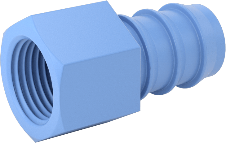 Gıda ve İçecek için Dikenli Hortum Bağlantı Parçaları, Redüksiyon Adaptörü, 3/4" Hortum İç Çapı x 1/2 NPT Dişi için