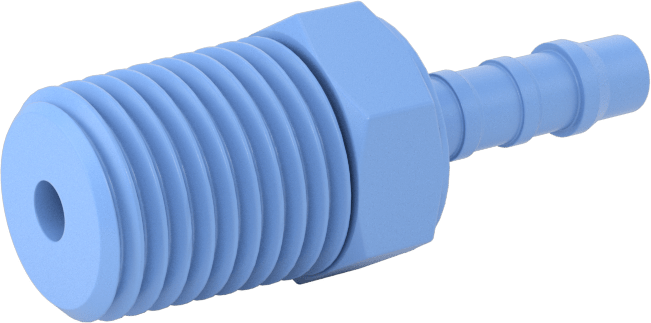 Gıda ve İçecek için Dikenli Hortum Bağlantı Parçaları, Redüksiyon Adaptörü, 3/16" Hortum İç Çapı x 1/4 NPT Erkek için