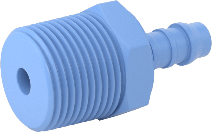 Gıda ve İçecek için Dikenli Hortum Bağlantı Parçaları, Redüksiyon Adaptörü, 3/8" Hortum İç Çapı x 3/4 NPT Erkek