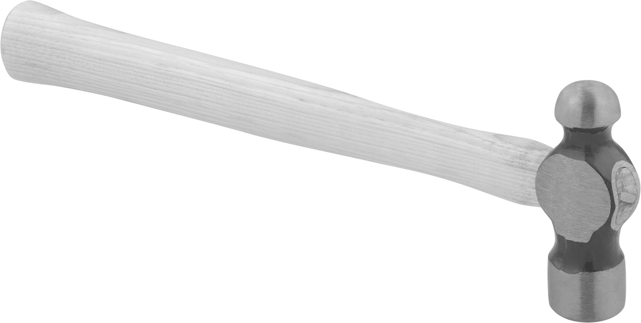 Yuvarlak Başlı Çekiç, Hickory Saplı, 4 oz.
