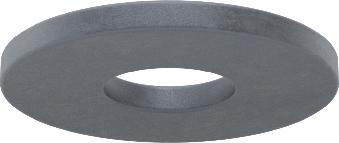 Dişsiz Delikli Seramik Mıknatıs, 0,4" Kalınlık, 4.54" OD