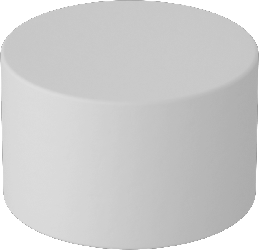 Seramik Mıknatıs, Kalınlık Boyunca Manyetize Edilmiş, 5/8" Kalınlık, 1" OD