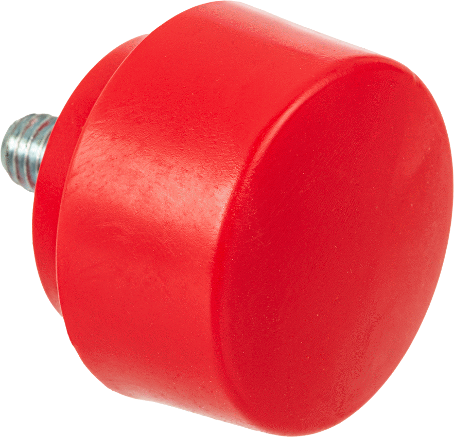 PVC Vidalı Çekiç Yüzü, Orta Yumuşak, 1-1/2" Çap