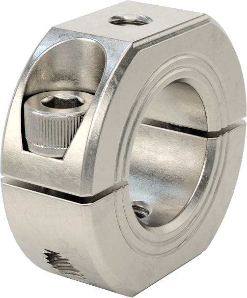 Üst ve Alt Montajlı Mil Yaka, 20 mm Mil Çapı için, 40mm OD, 303 Paslanmaz Çelik