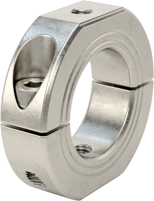 Üst ve Alt Montajlı Mil Yaka, 30 mm Mil Çapı için, 54mm OD, 303 Paslanmaz Çelik
