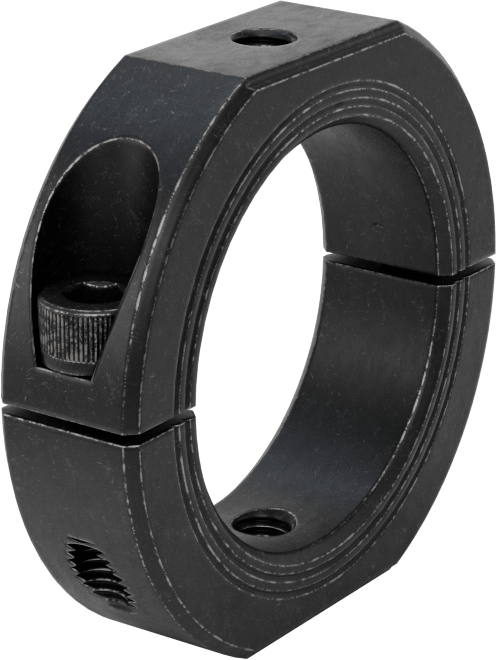 Üst ve Alt Montajlı Mil Yaka, 40 mm Mil için, 60mm OD, Siyah Oksit 1215 Karbon Çelik
