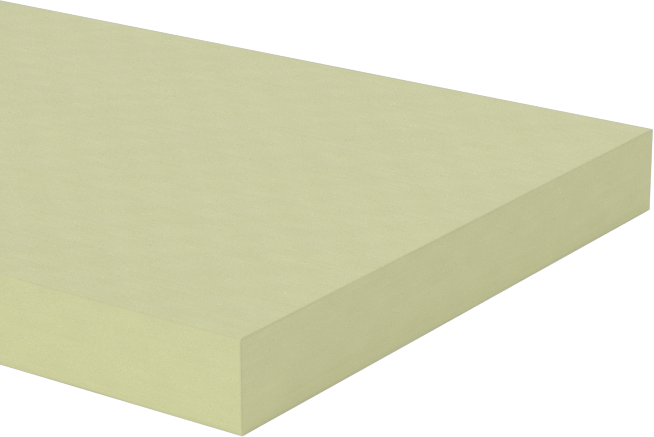 Garolite G-10 Çubuk, Halojen İçermez, 1/8" Kalınlık, 1" Genişlik, 24 inç Uzunluk