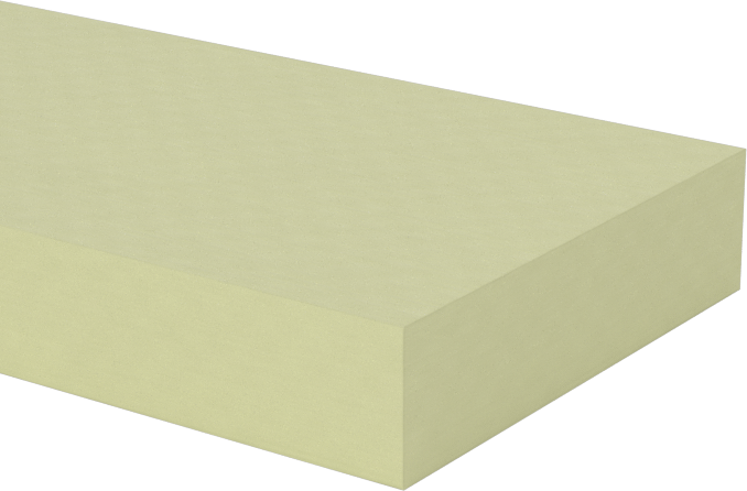 Garolite G-10 Çubuk, Halojen İçermez, 1/4" Kalınlık, 1" Genişlik, 24 inç Uzunluk