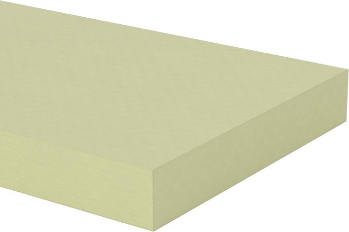 Garolite G-10 Çubuk, Halojen İçermez, 1/4" Kalınlık, 1-1/2" Genişlik, 24 inç Uzunluk
