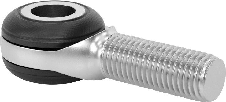Uzun Ömürlü Bilyeli Mafsal Çubuk Ucu, M16 x 2 mm Diş Boyutu