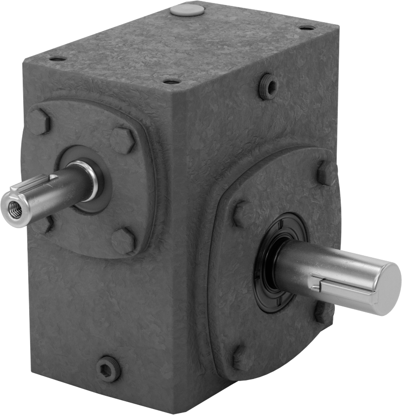 Dik Açılı Hız İndirgeci, 40:1 Hız Oranı, 1206 in.-lbs. @ 1750 rpm Tork