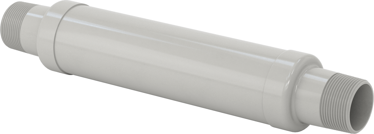 Çelik Sıralı Susturucu, 1-1/2 NPT Erkek