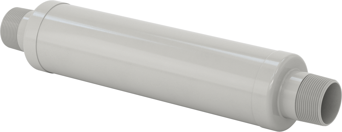 Çelik Sıralı Susturucu, 2-1/2 NPT Erkek