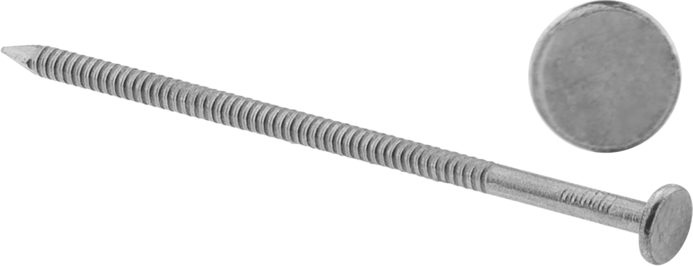 Çerçeve Çakıcıları için Çivi Rulosu, Bobin, Çelik, 4D, 1-1/2" Uzunluk, 0,08 inç Şaft Çapı