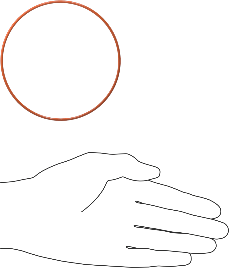 Yuvarlak Kayış, 2 mm Çap, 305 mm Dış Çevre, Turuncu