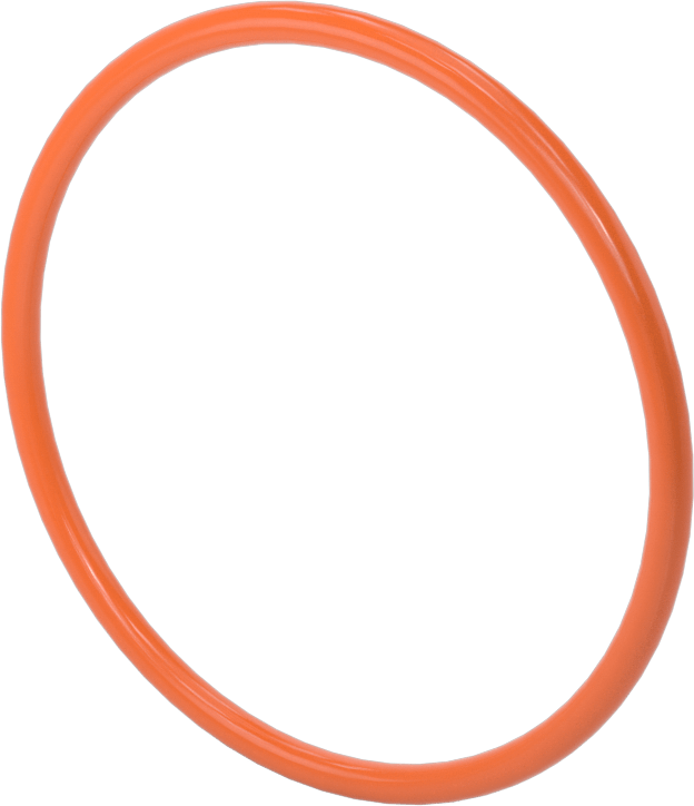 Yuvarlak Kayış, 4 mm Çap, 254 mm Dış Çevresi, Turuncu