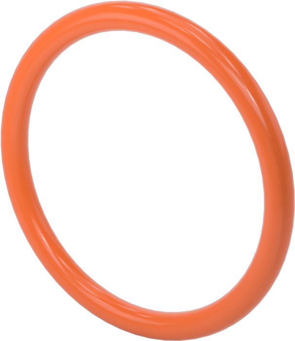 Yuvarlak Kayış, 6 mm Çap, 229 mm Dış Çevresi, Turuncu
