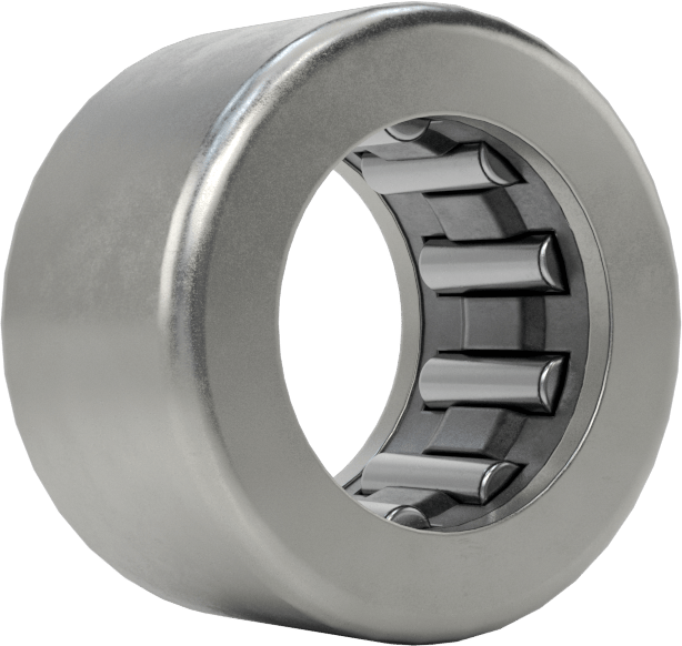 İğneli Makaralı Rulman, Açık, 1/4" Mil Çapı için, 1/4" Genişlik