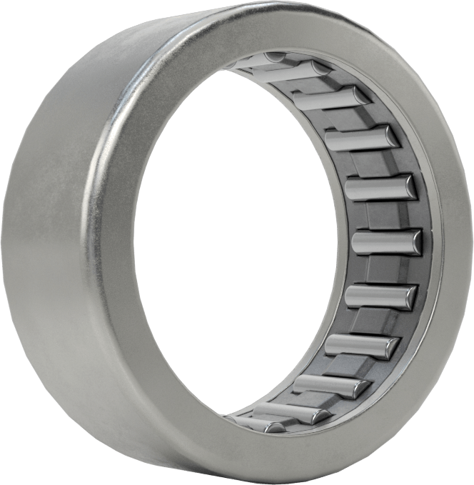 İğneli Makaralı Rulman, Açık, 3/4" Mil Çapı için, 3/8" Genişlik