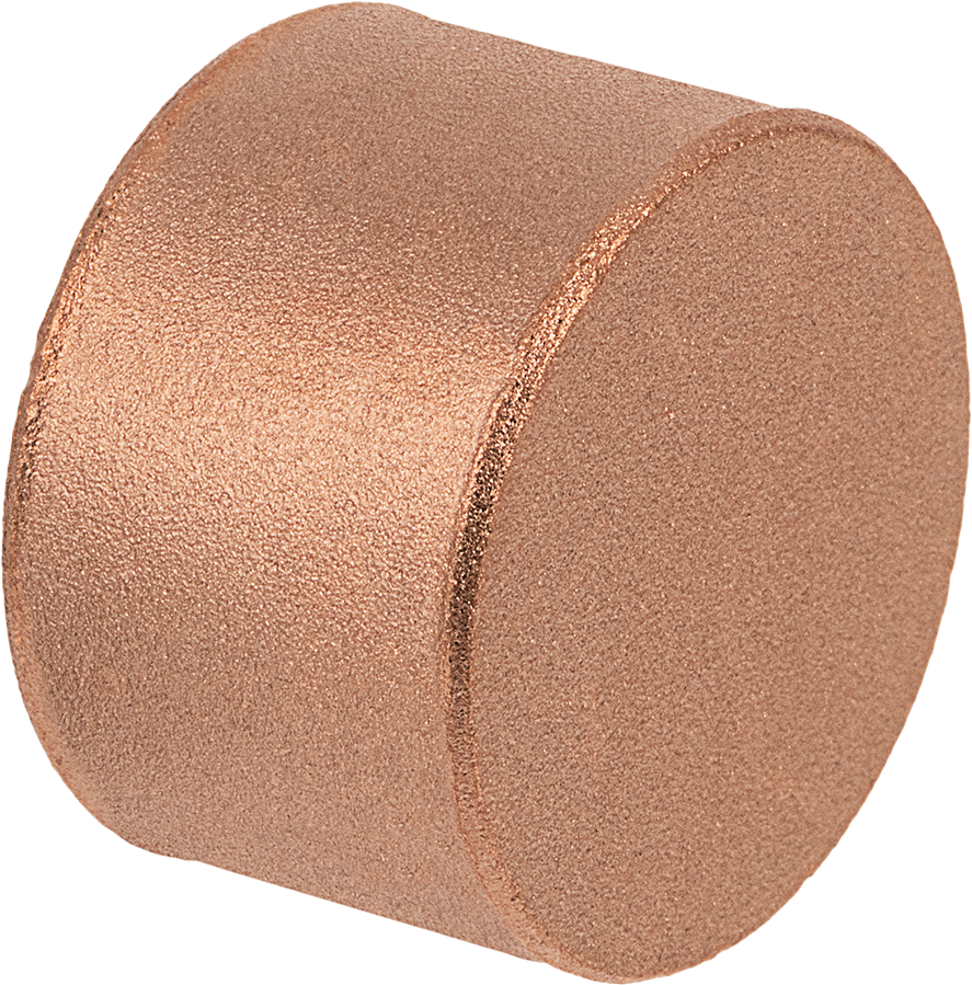 Presle Takma/Kelepçeli Bakır Çekiç Yüzü, 1-1/4" Çap
