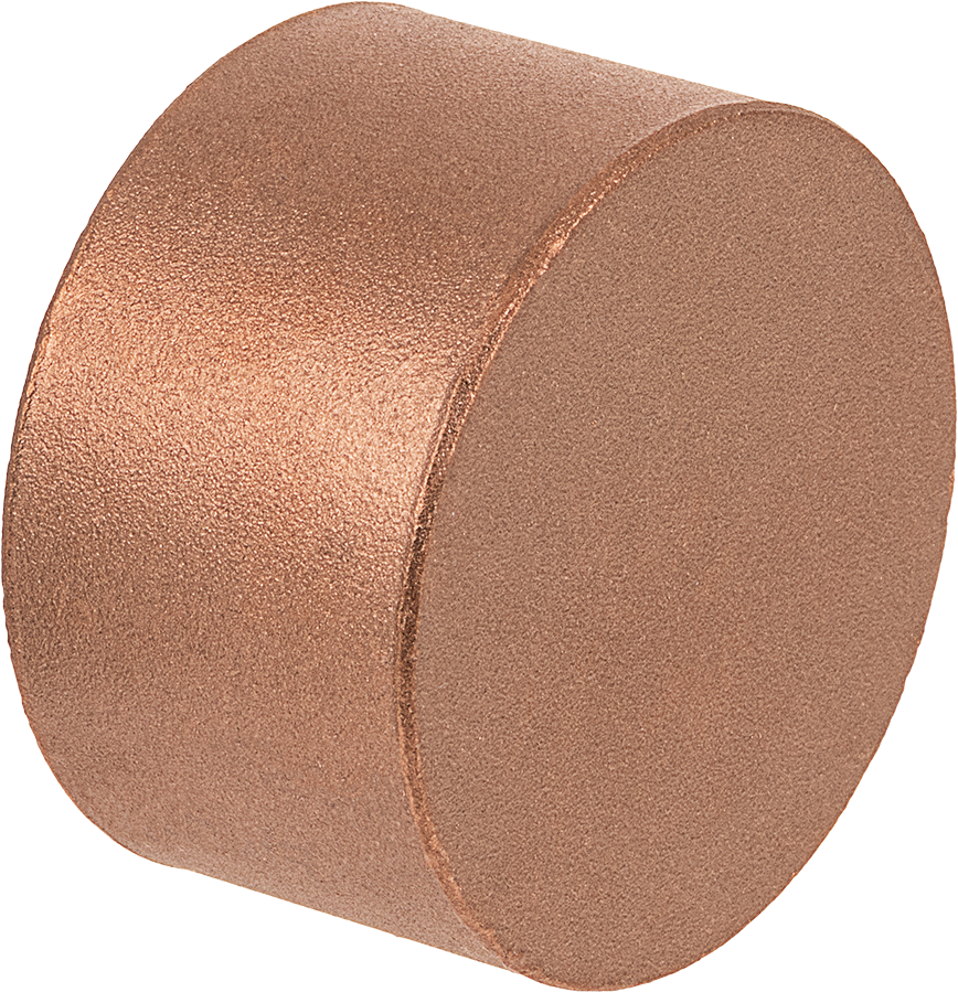 Presle Takma/Kelepçeli Bakır Çekiç Yüzü, 1-3/4" Çap