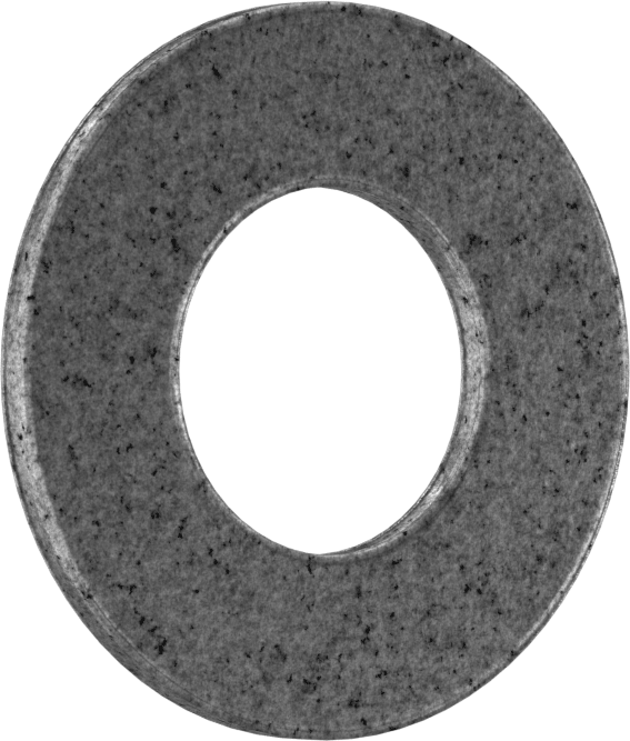 Yağ Emdirilmiş Bronz Baskı Yatağı, 5/8" Mil Çapı için, 1-1/4" OD, 1/16" Kalınlık