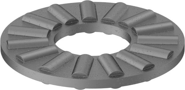 İğneli Makaralı Baskı Yatağı, 5/16" Mil Çapı için, 3/4" OD