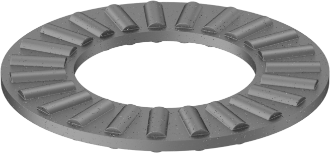İğneli Makaralı Baskı Yatağı, 5/8" Mil Çapı için, 1-1/8" OD