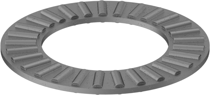 İğneli Makaralı Baskı Yatağı, 7/8" Mil Çapı için, 1-7/16" OD