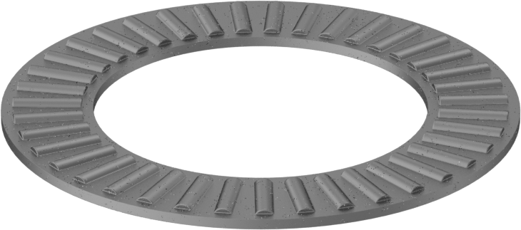 İğneli Makaralı Baskı Yatağı, 1-1/4" Mil Çapı için, 1-15/16" OD