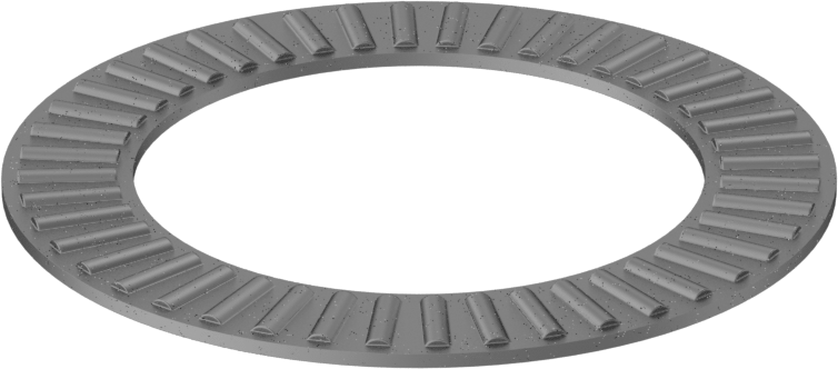 İğneli Makaralı Baskı Yatağı, 1-1/2" Mil Çapı için, 2-3/16" OD
