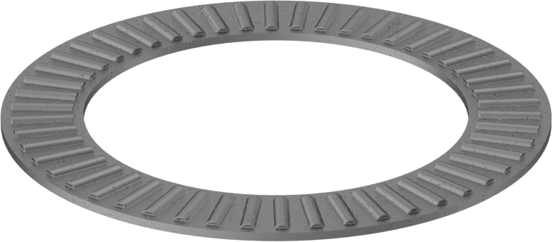 İğneli Makaralı Baskı Yatağı, 1-3/4" Mil Çapı için, 2-1/2" OD