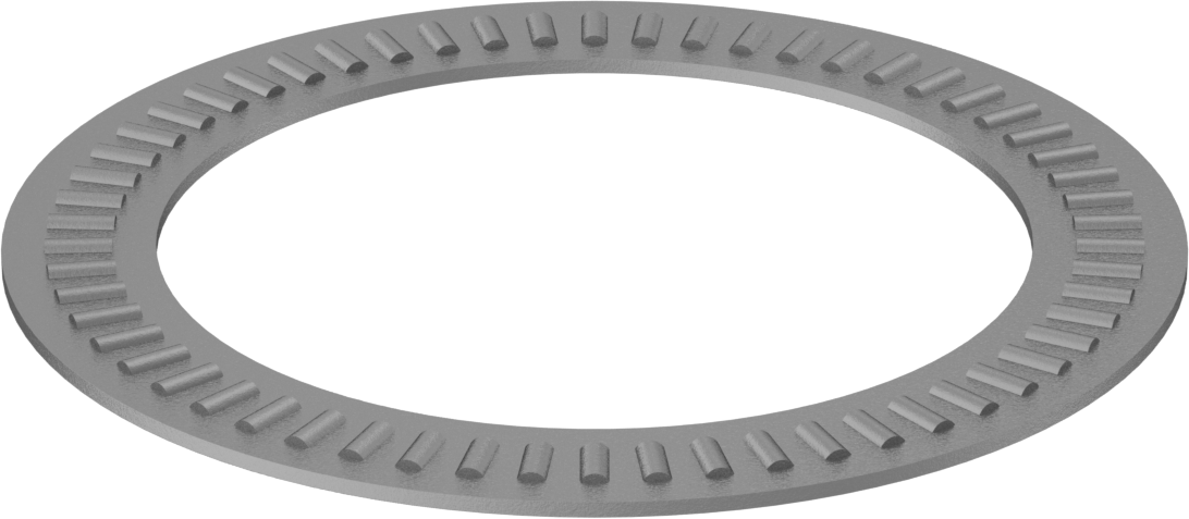 İğneli Makaralı Baskı Yatağı, 2-1/8" Mil Çapı için, 2-7/8" OD
