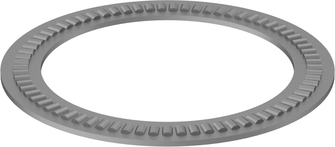 İğneli Makaralı Baskı Yatağı, 2-3/4" mil çapı için, 3-5/8" OD