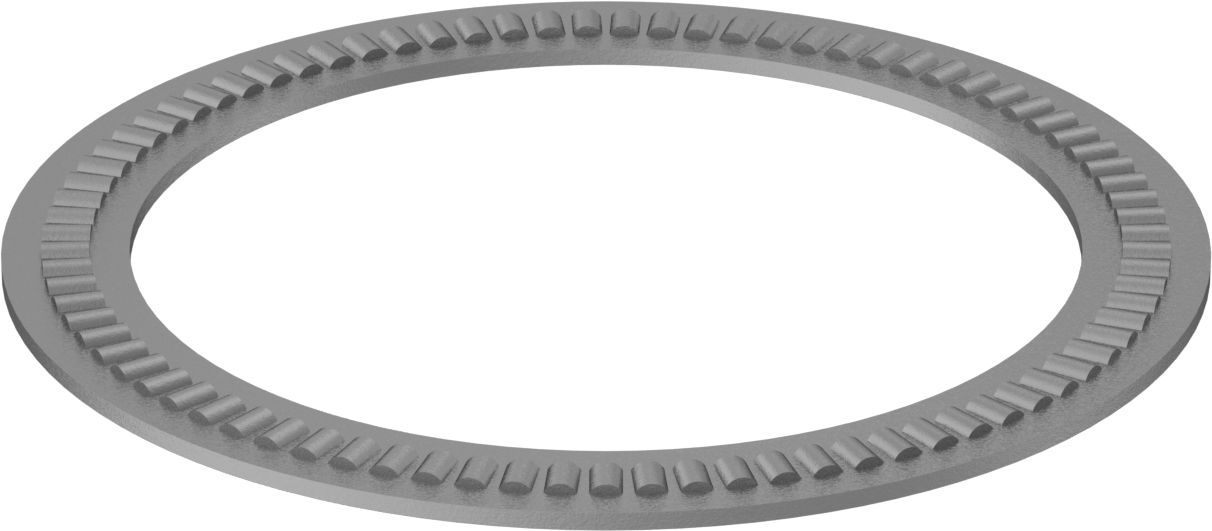 İğneli Makaralı Baskı Yatağı, 3-1/4" Mil Çapı için, 4-1/8" OD