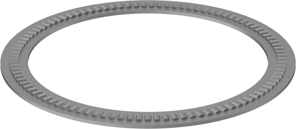 İğneli Makaralı Baskı Yatağı, 4-1/8" Mil Çapı için, 5-1/16" OD