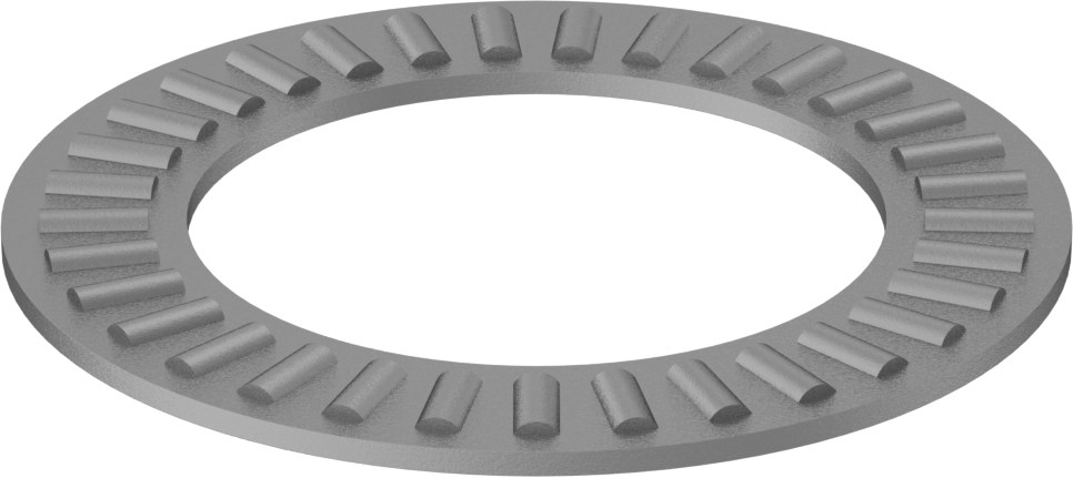 İğneli Makaralı Baskı Yatağı, 1-1/16" Mil Çapı için, 1-5/8" OD