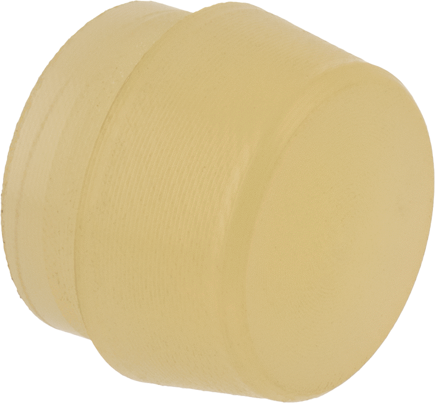 Üretan Sıkıştırma Kafası Yüzü, Sert, 1-1/4" Çap