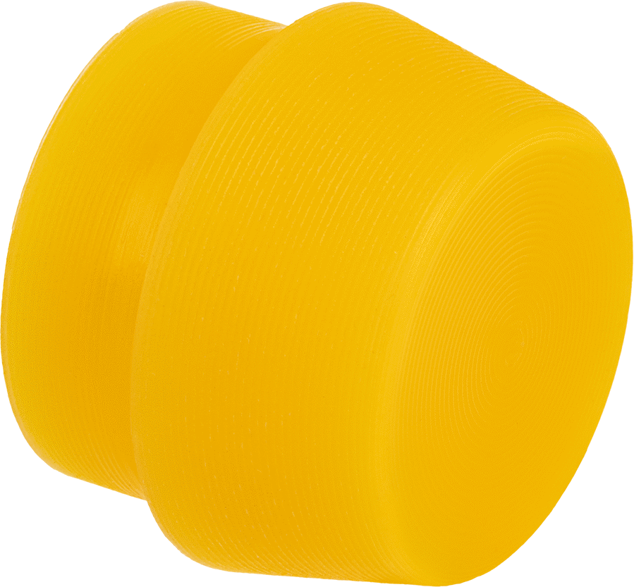 Plastik Kelepçe Başlıklı Yüz, Ekstra Sert, 1-1/4" Çap