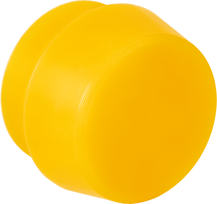 Plastik Kelepçe Başlıklı Yüz, Ekstra Sert, 1-3/4" Çap