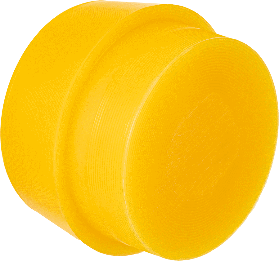 Plastik Kelepçe Başlıklı Yüz, Ekstra Sert, 1-3/4" Çap