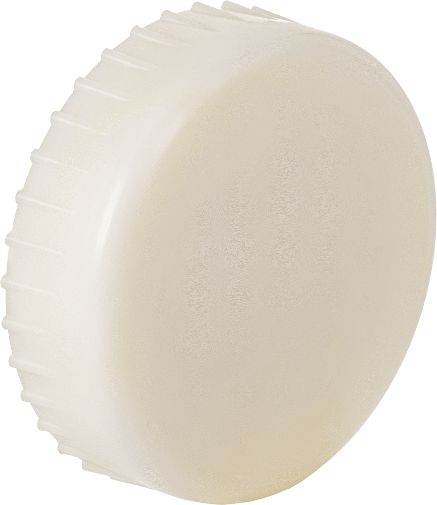 Naylon Vidalı Çekiç Yüzü, Sert, 2-1/2" Çap